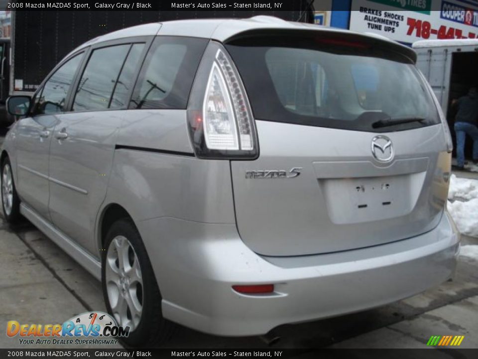 2008 Mazda MAZDA5 Sport Galaxy Gray / Black Photo #10