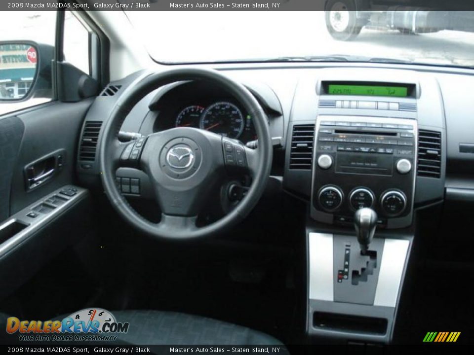 2008 Mazda MAZDA5 Sport Galaxy Gray / Black Photo #14