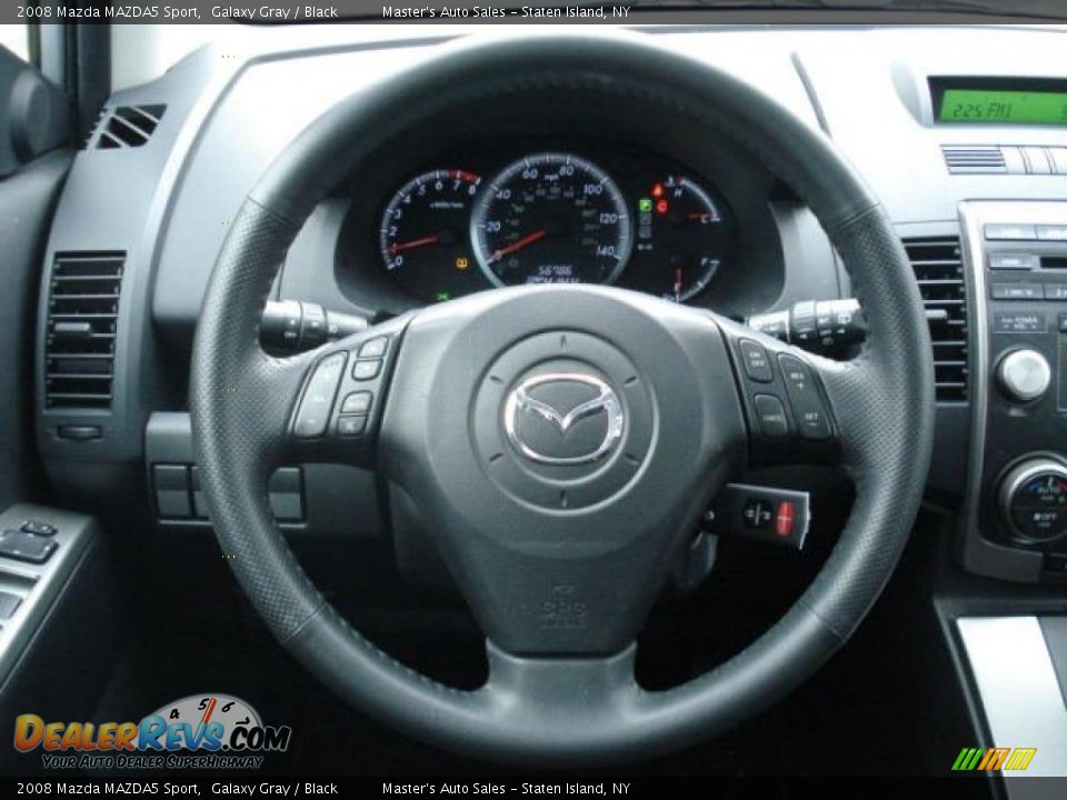 2008 Mazda MAZDA5 Sport Galaxy Gray / Black Photo #16