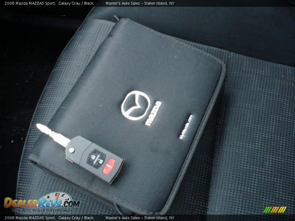 2008 Mazda MAZDA5 Sport Galaxy Gray / Black Photo #19