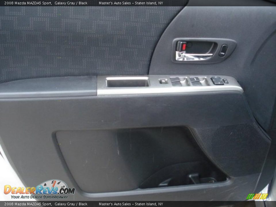 2008 Mazda MAZDA5 Sport Galaxy Gray / Black Photo #22