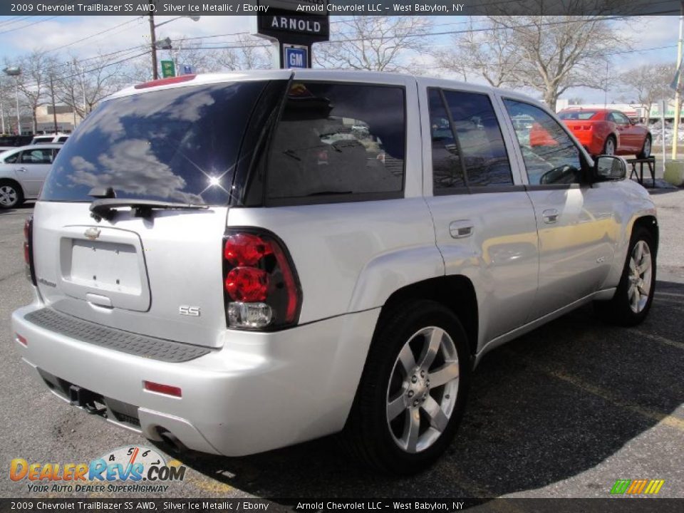 2009 Chevrolet TrailBlazer SS AWD Silver Ice Metallic / Ebony Photo #6