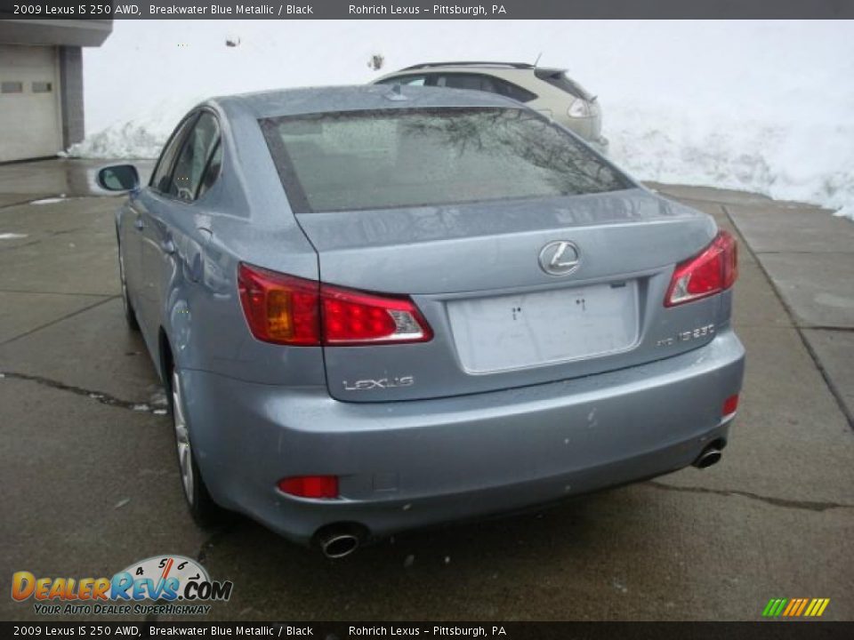 2009 Lexus IS 250 AWD Breakwater Blue Metallic / Black Photo #2