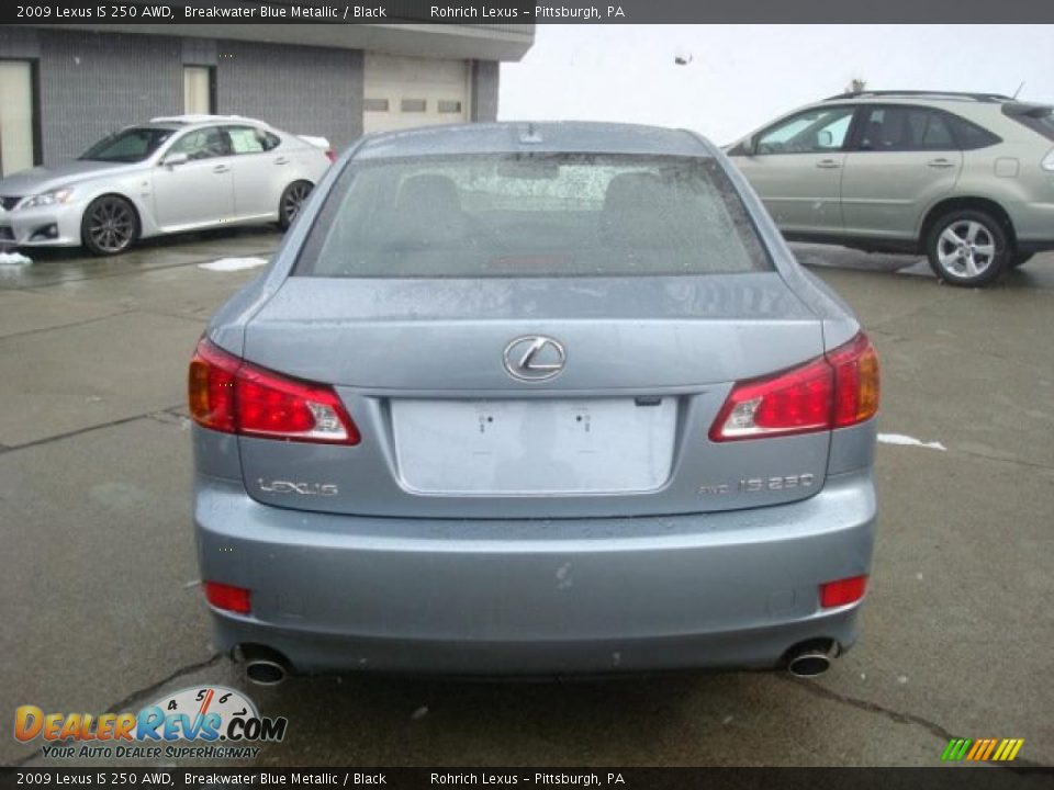 2009 Lexus IS 250 AWD Breakwater Blue Metallic / Black Photo #3