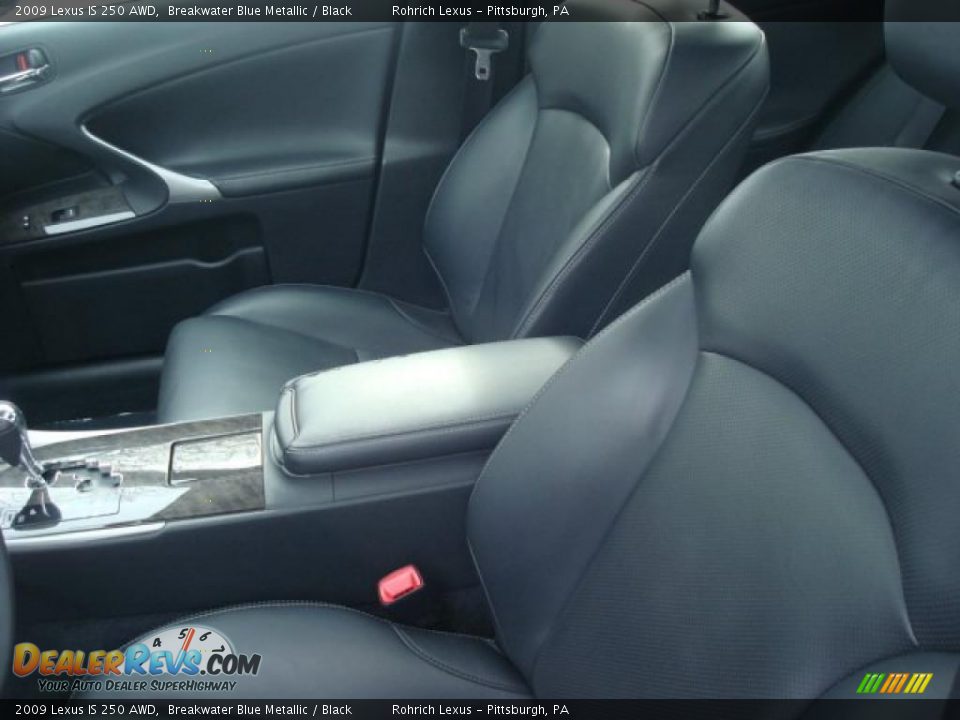 2009 Lexus IS 250 AWD Breakwater Blue Metallic / Black Photo #8