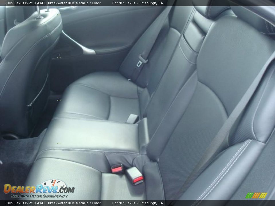 2009 Lexus IS 250 AWD Breakwater Blue Metallic / Black Photo #9