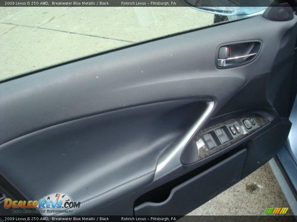 2009 Lexus IS 250 AWD Breakwater Blue Metallic / Black Photo #11
