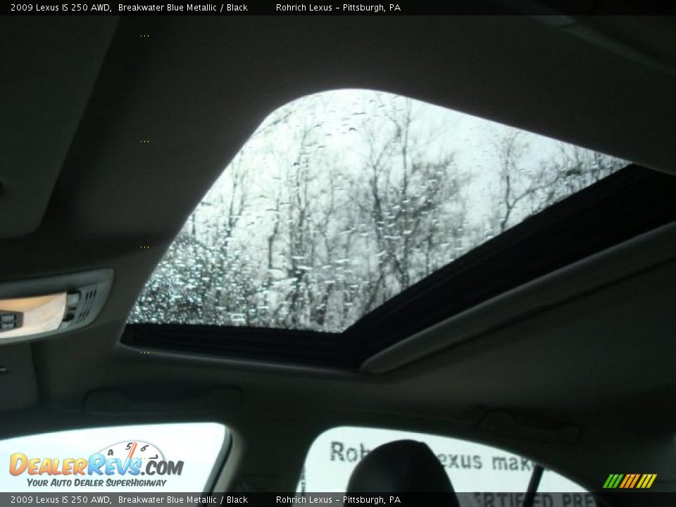 2009 Lexus IS 250 AWD Breakwater Blue Metallic / Black Photo #12