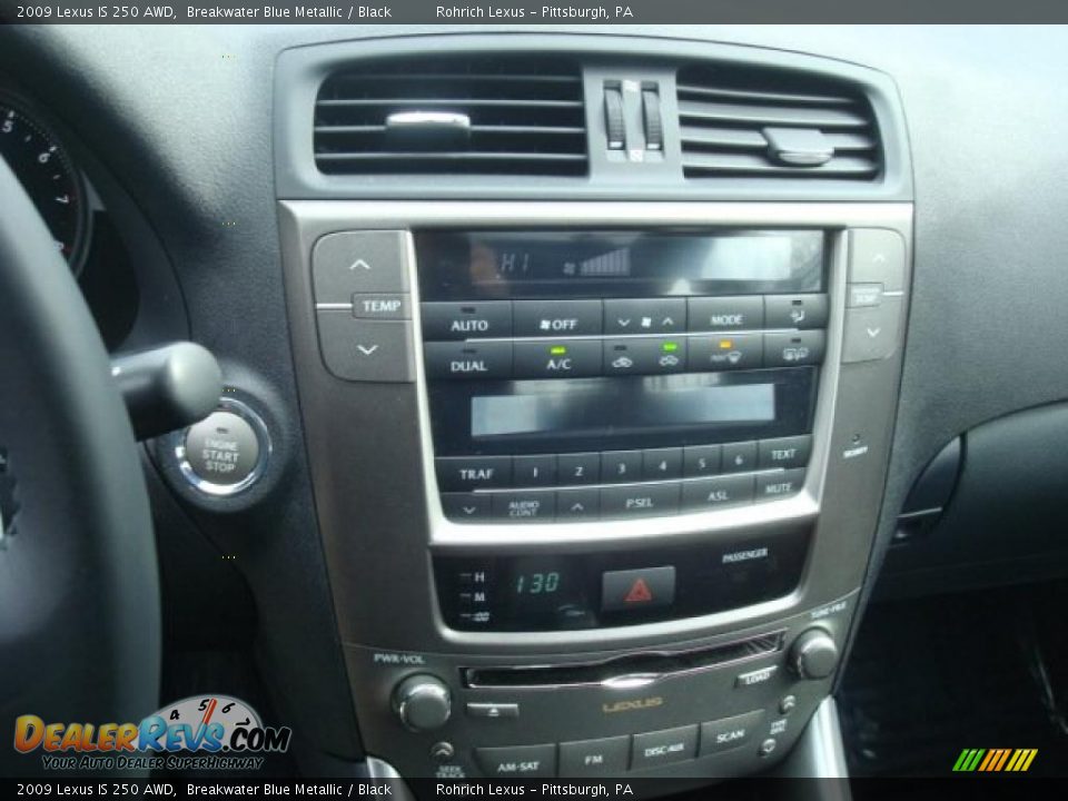 2009 Lexus IS 250 AWD Breakwater Blue Metallic / Black Photo #13