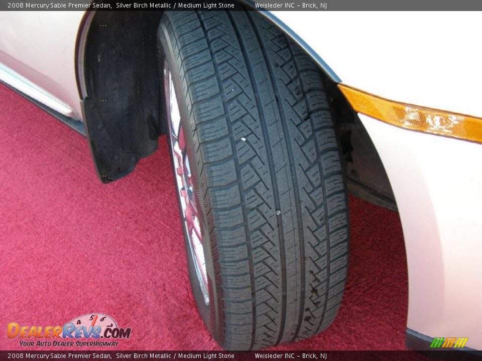 2008 Mercury Sable Premier Sedan Silver Birch Metallic / Medium Light Stone Photo #2
