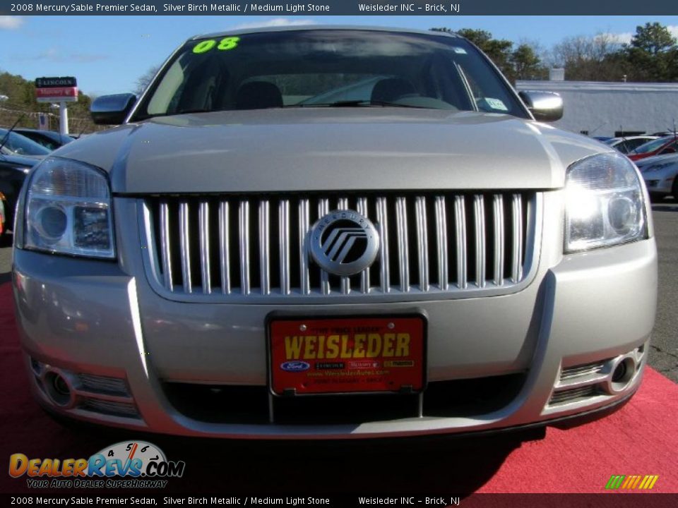 2008 Mercury Sable Premier Sedan Silver Birch Metallic / Medium Light Stone Photo #4