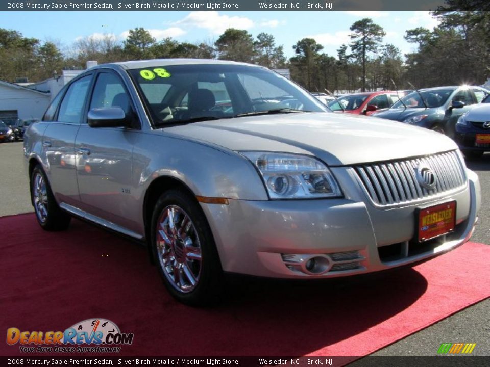 2008 Mercury Sable Premier Sedan Silver Birch Metallic / Medium Light Stone Photo #5