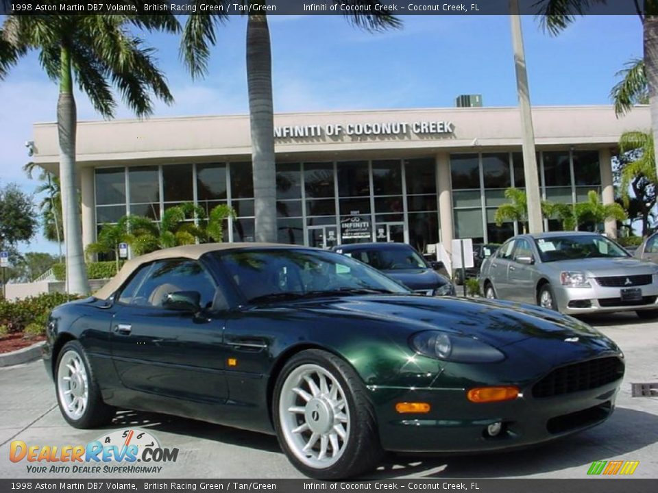 1998 Aston Martin DB7 Volante British Racing Green / Tan/Green Photo #1