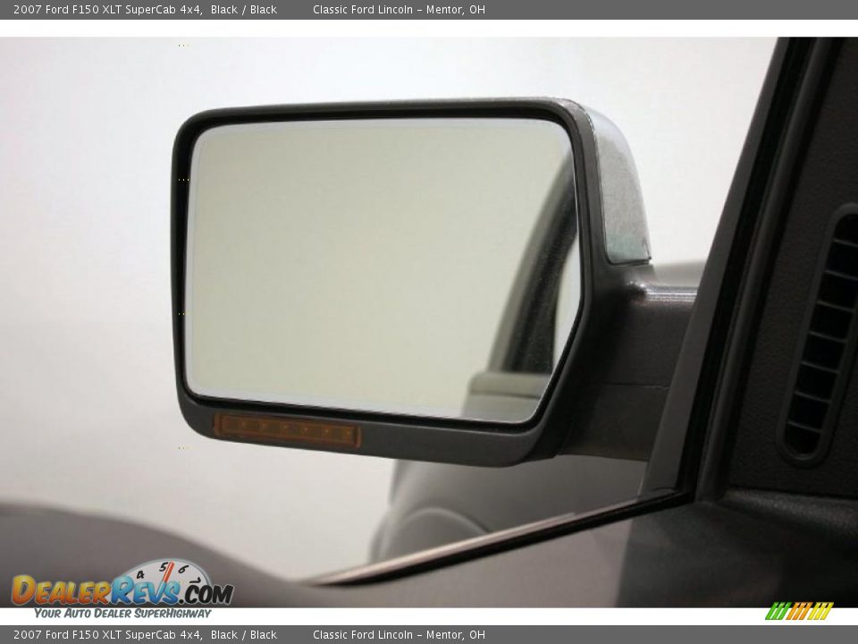 2007 Ford F150 XLT SuperCab 4x4 Black / Black Photo #8