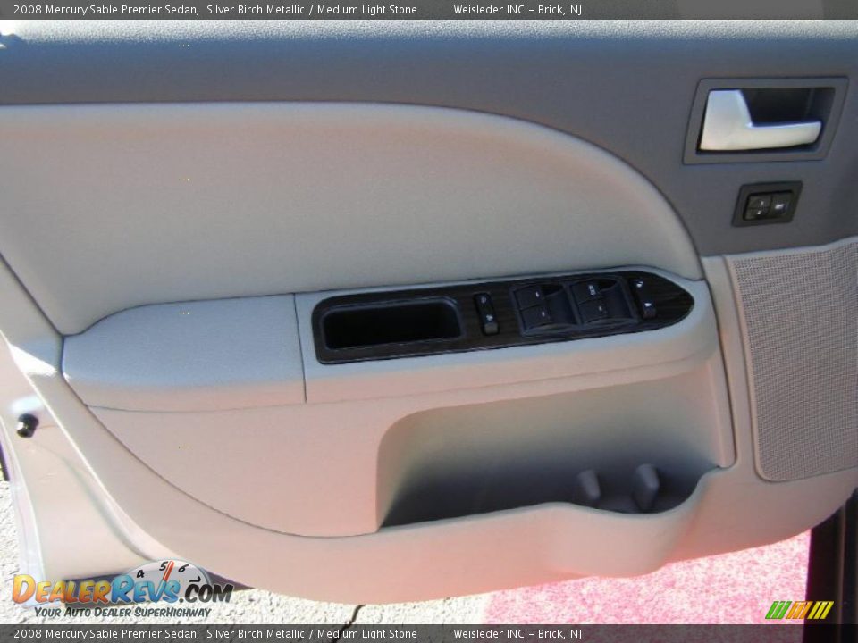 2008 Mercury Sable Premier Sedan Silver Birch Metallic / Medium Light Stone Photo #11