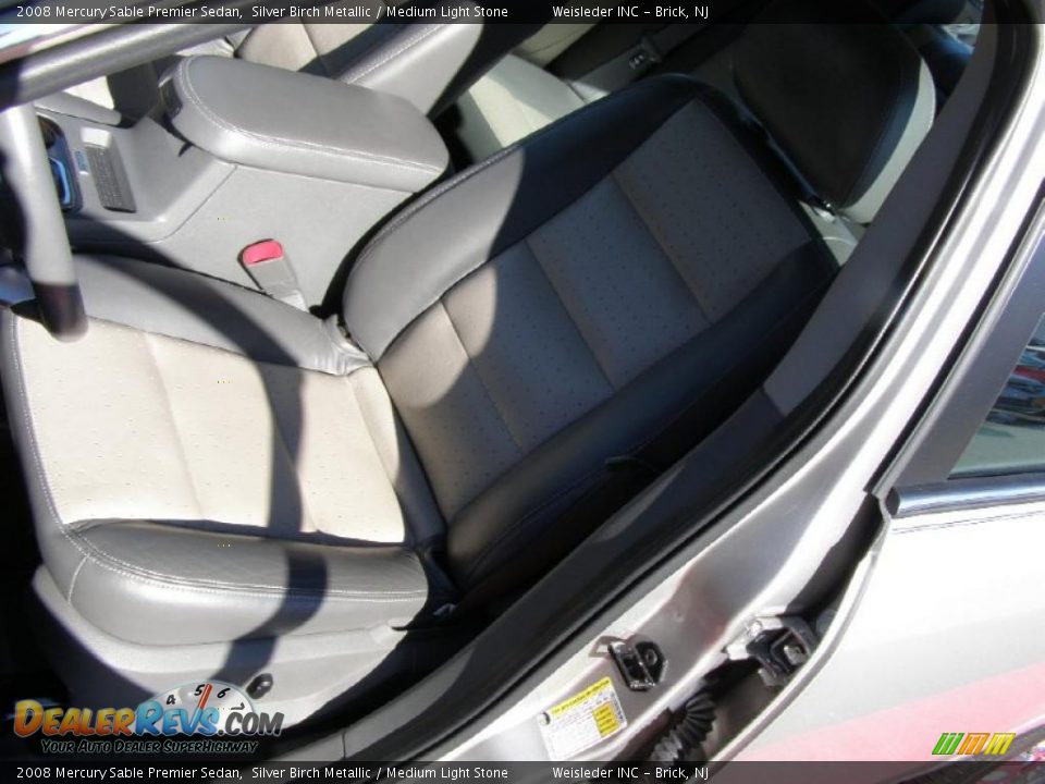 2008 Mercury Sable Premier Sedan Silver Birch Metallic / Medium Light Stone Photo #13
