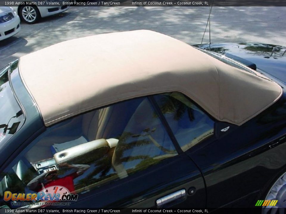 1998 Aston Martin DB7 Volante British Racing Green / Tan/Green Photo #6