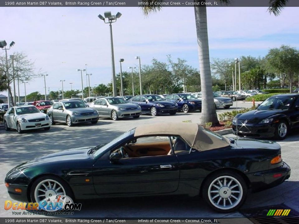 1998 Aston Martin DB7 Volante British Racing Green / Tan/Green Photo #9