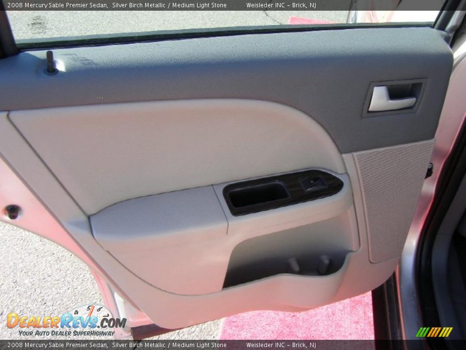 2008 Mercury Sable Premier Sedan Silver Birch Metallic / Medium Light Stone Photo #19