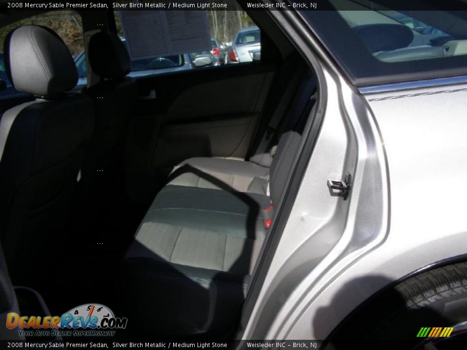 2008 Mercury Sable Premier Sedan Silver Birch Metallic / Medium Light Stone Photo #20