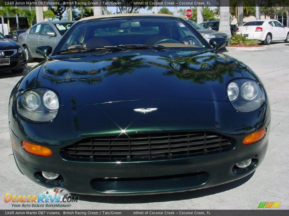 1998 Aston Martin DB7 Volante British Racing Green / Tan/Green Photo #11