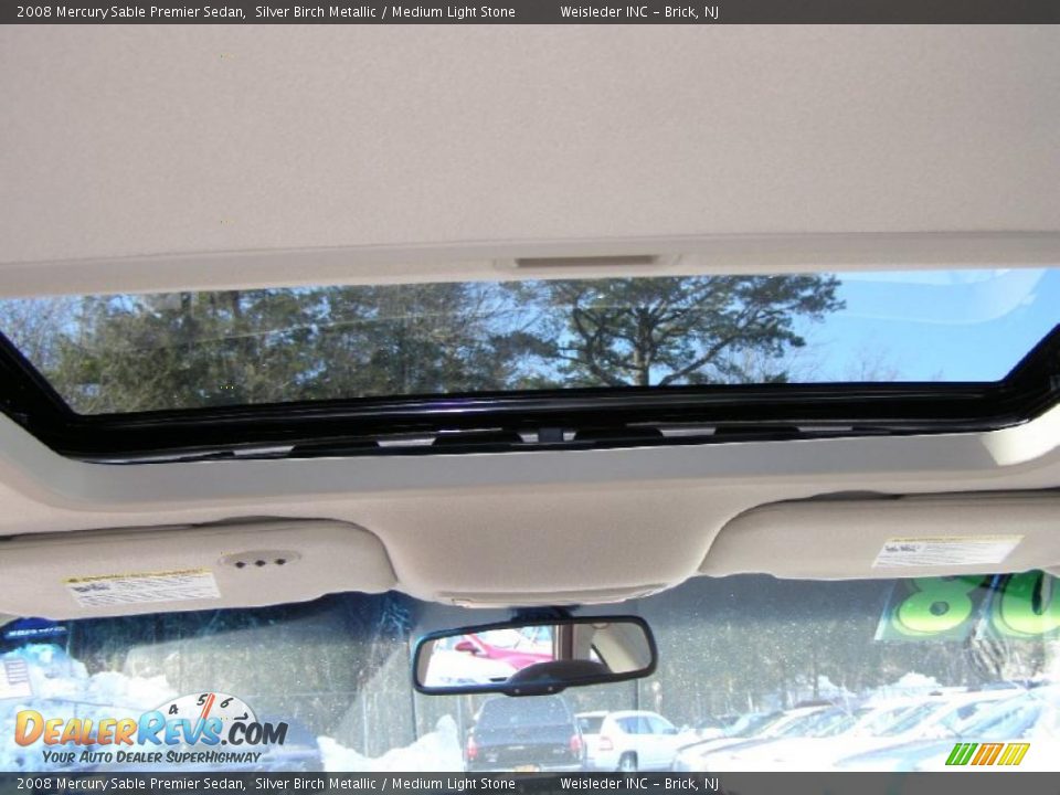 2008 Mercury Sable Premier Sedan Silver Birch Metallic / Medium Light Stone Photo #21