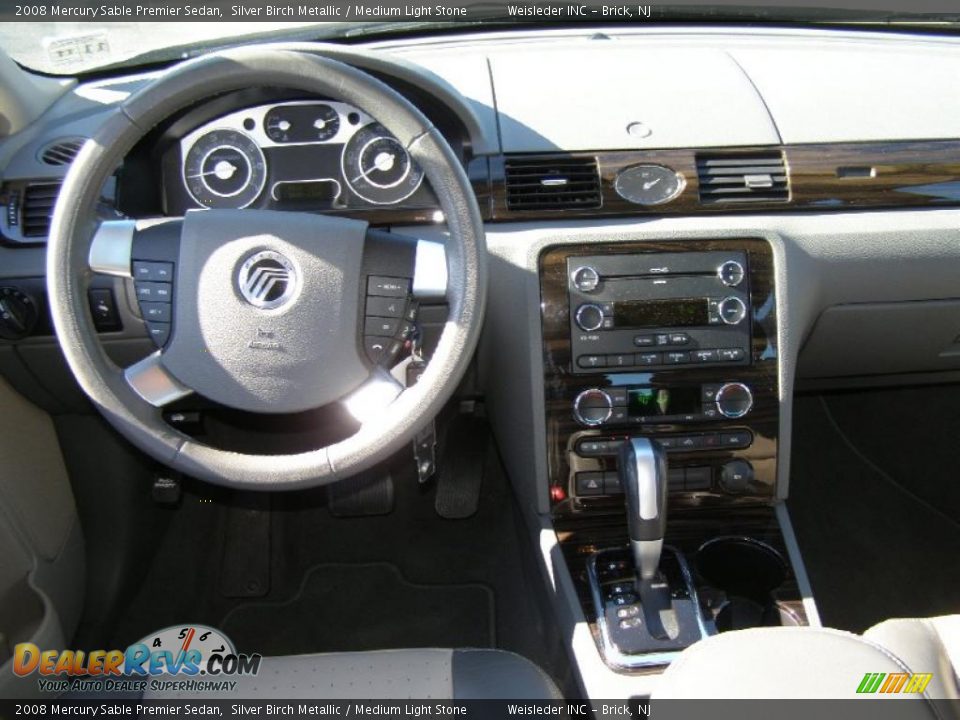 2008 Mercury Sable Premier Sedan Silver Birch Metallic / Medium Light Stone Photo #22