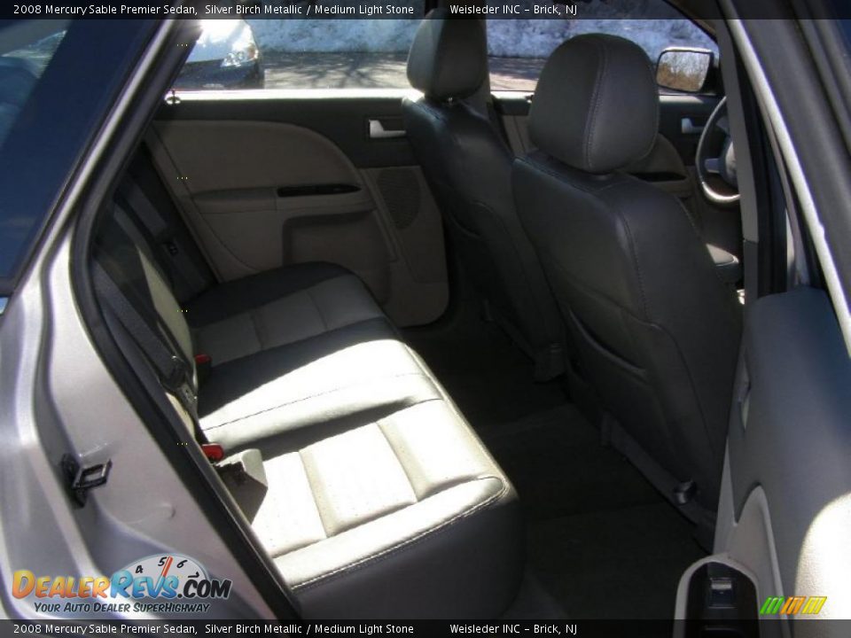 2008 Mercury Sable Premier Sedan Silver Birch Metallic / Medium Light Stone Photo #24