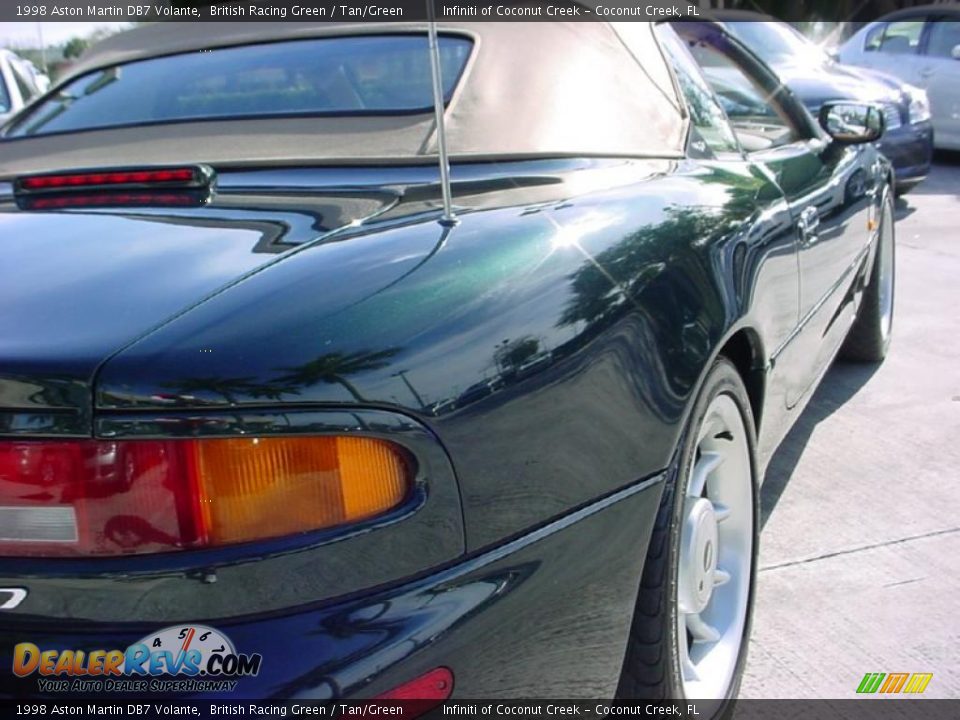 1998 Aston Martin DB7 Volante British Racing Green / Tan/Green Photo #15