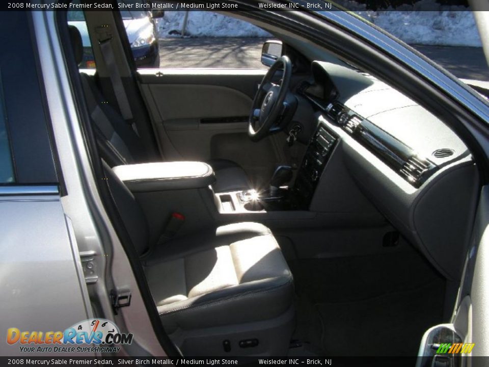 2008 Mercury Sable Premier Sedan Silver Birch Metallic / Medium Light Stone Photo #26