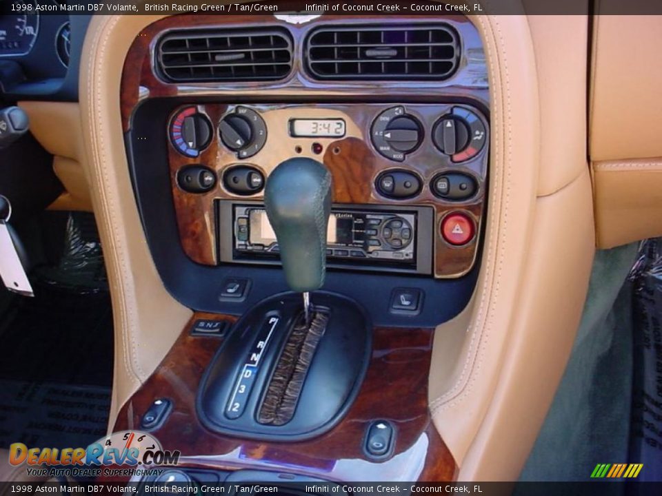 1998 Aston Martin DB7 Volante British Racing Green / Tan/Green Photo #26