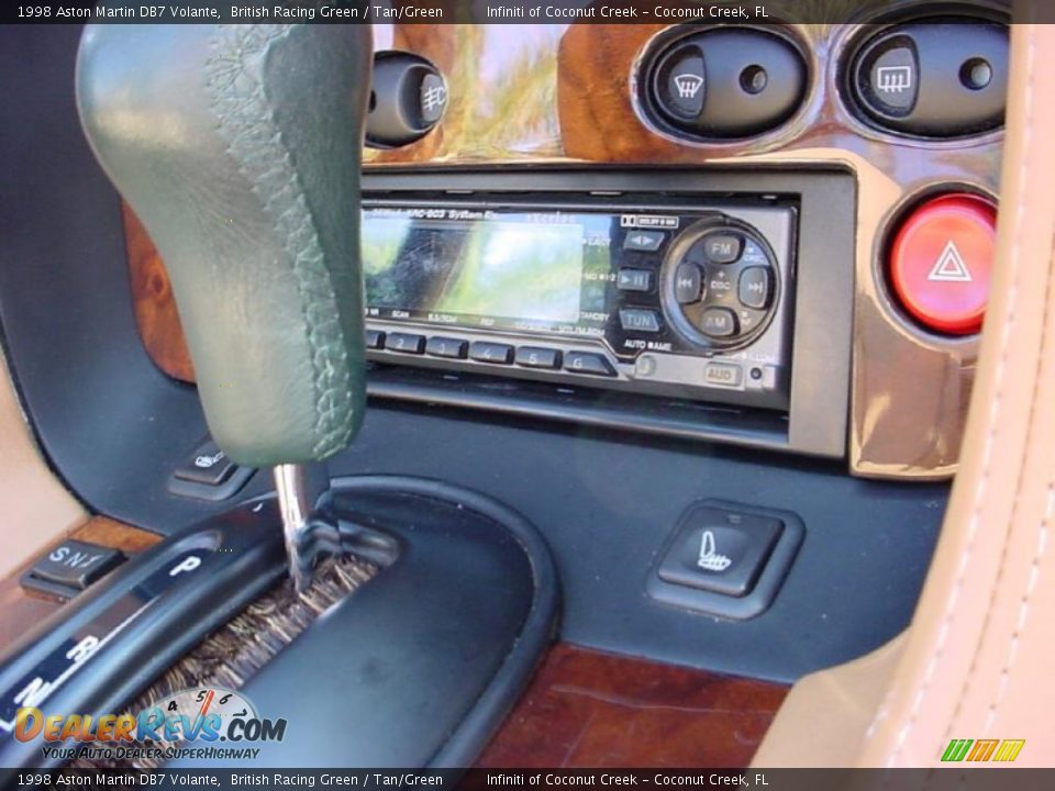 1998 Aston Martin DB7 Volante British Racing Green / Tan/Green Photo #27