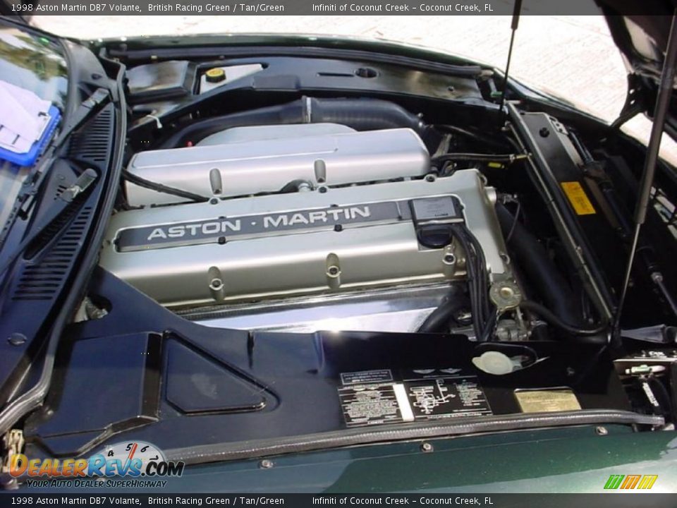 1998 Aston Martin DB7 Volante British Racing Green / Tan/Green Photo #32