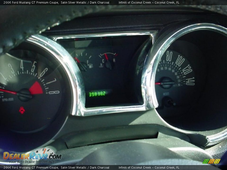 2006 Ford Mustang GT Premium Coupe Satin Silver Metallic / Dark Charcoal Photo #17