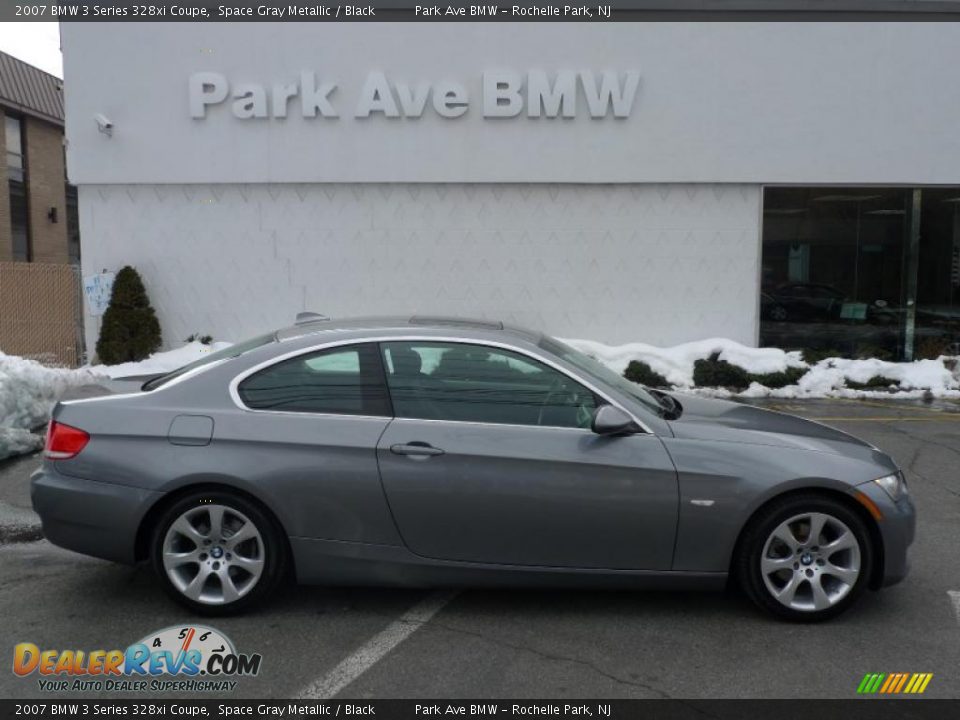 2007 BMW 3 Series 328xi Coupe Space Gray Metallic / Black Photo #1