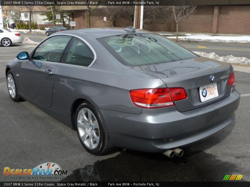2007 BMW 3 Series 328xi Coupe Space Gray Metallic / Black Photo #5