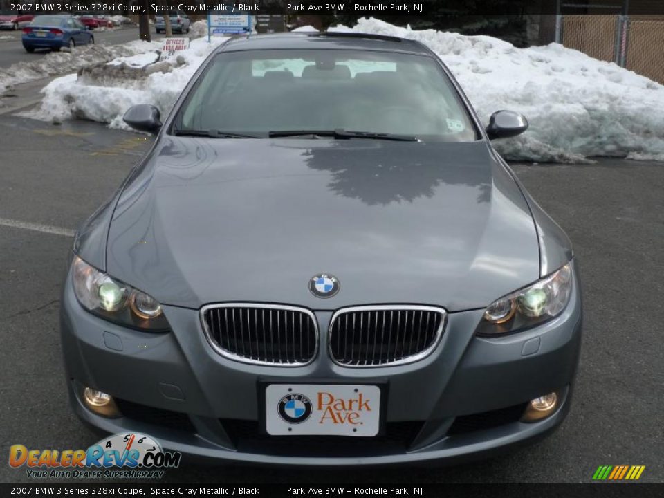 2007 BMW 3 Series 328xi Coupe Space Gray Metallic / Black Photo #6