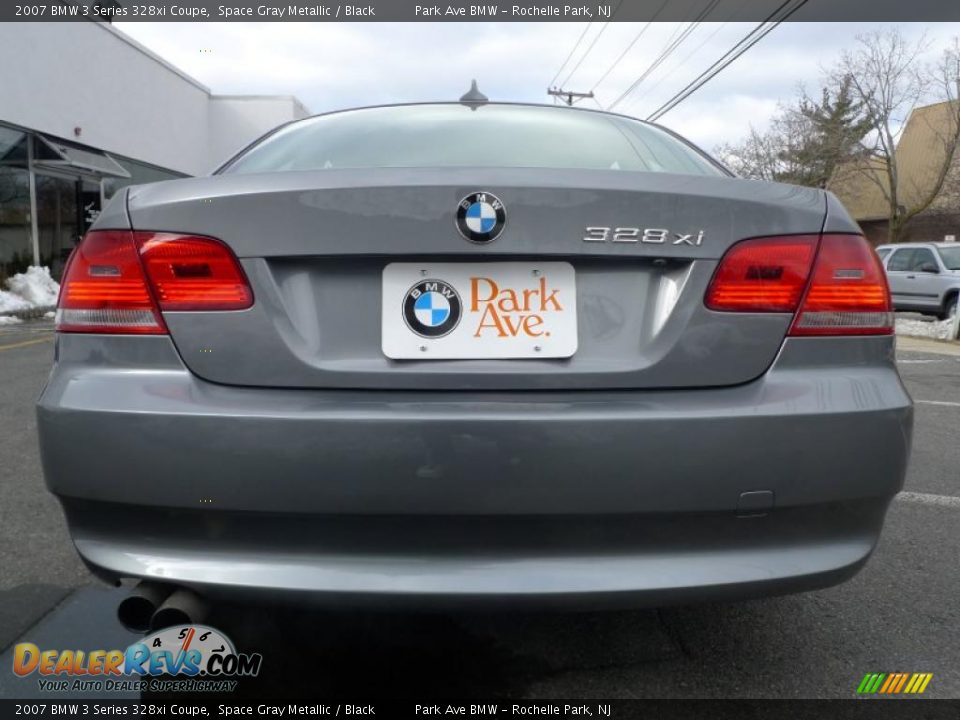2007 BMW 3 Series 328xi Coupe Space Gray Metallic / Black Photo #11