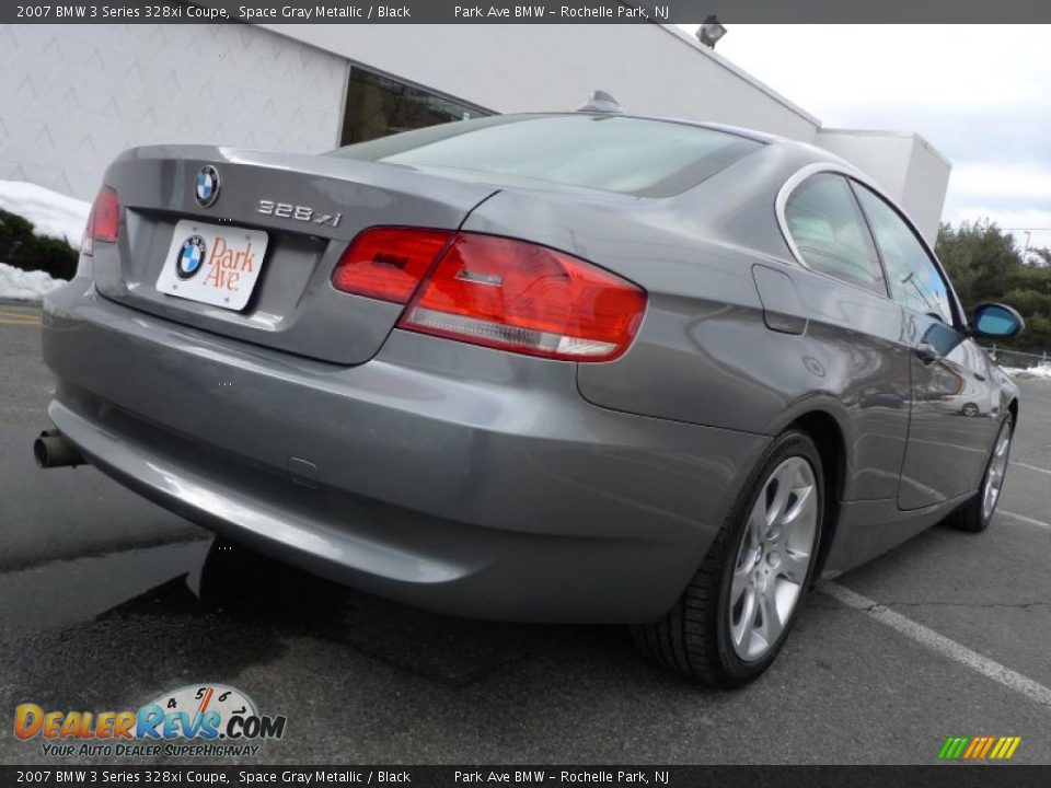 2007 BMW 3 Series 328xi Coupe Space Gray Metallic / Black Photo #16