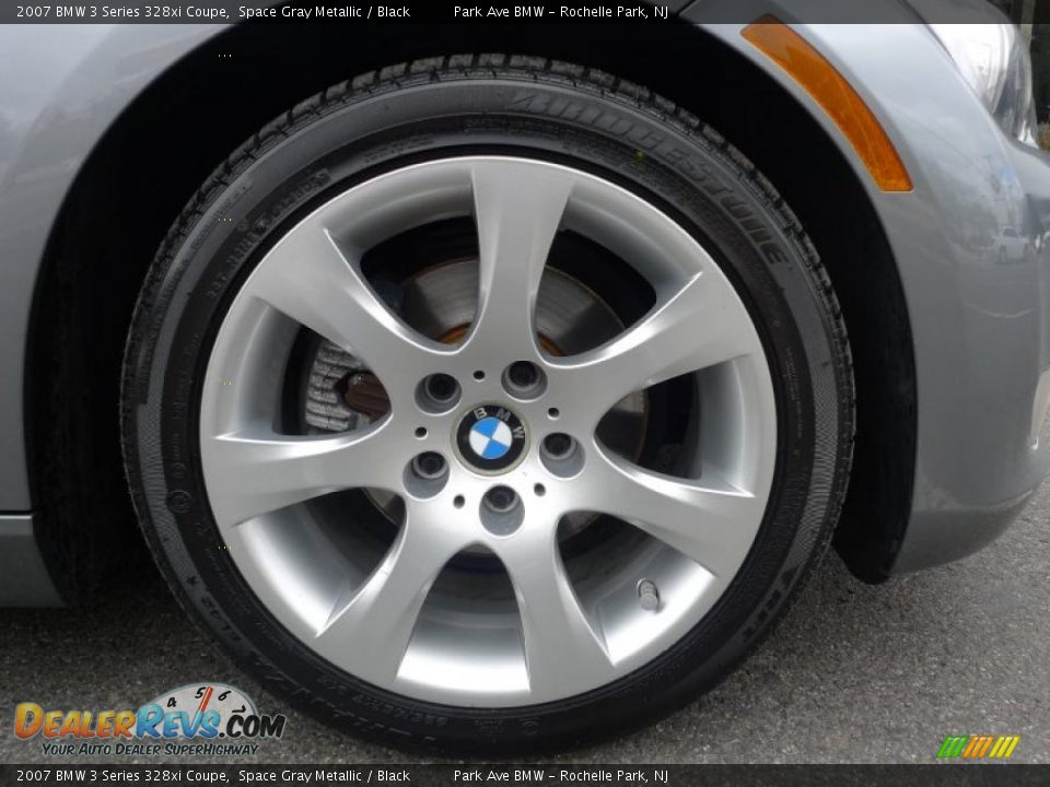 2007 BMW 3 Series 328xi Coupe Space Gray Metallic / Black Photo #20