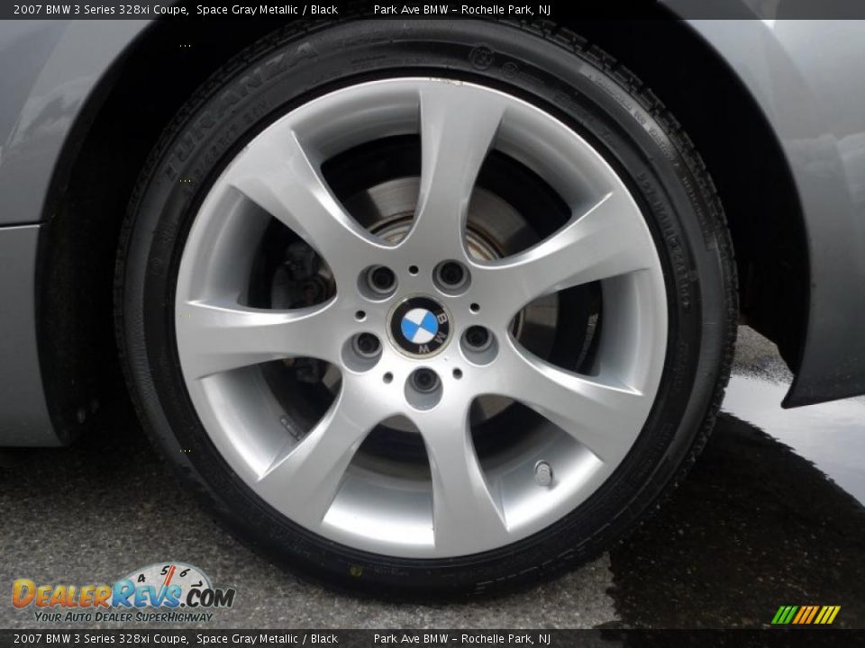 2007 BMW 3 Series 328xi Coupe Space Gray Metallic / Black Photo #22