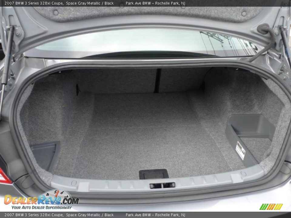 2007 BMW 3 Series 328xi Coupe Space Gray Metallic / Black Photo #25