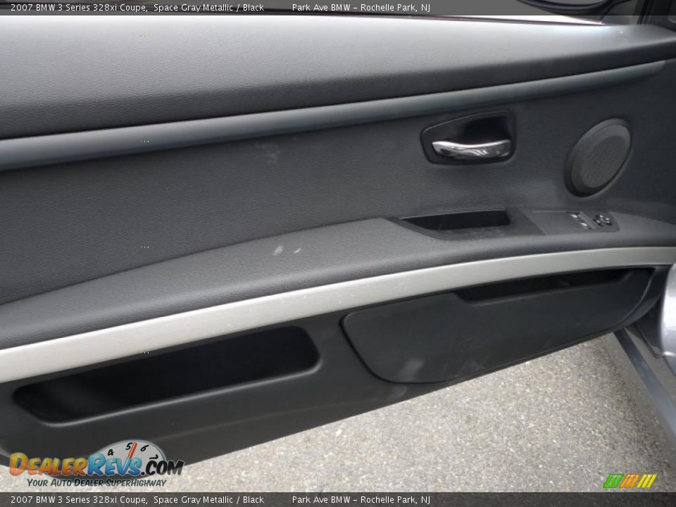 2007 BMW 3 Series 328xi Coupe Space Gray Metallic / Black Photo #26