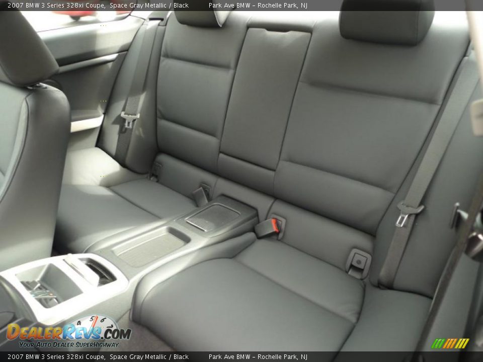 2007 BMW 3 Series 328xi Coupe Space Gray Metallic / Black Photo #31
