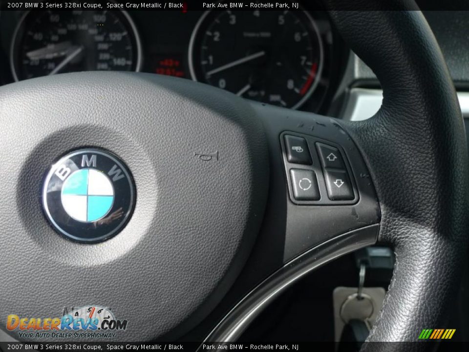 2007 BMW 3 Series 328xi Coupe Space Gray Metallic / Black Photo #36