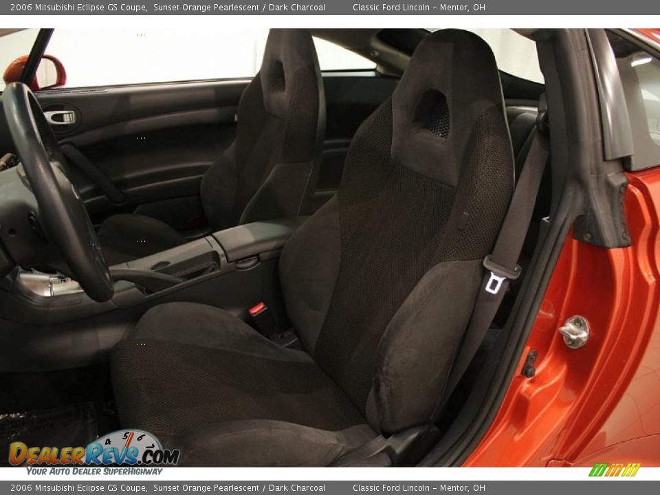 2006 Mitsubishi Eclipse GS Coupe Sunset Orange Pearlescent / Dark Charcoal Photo #10