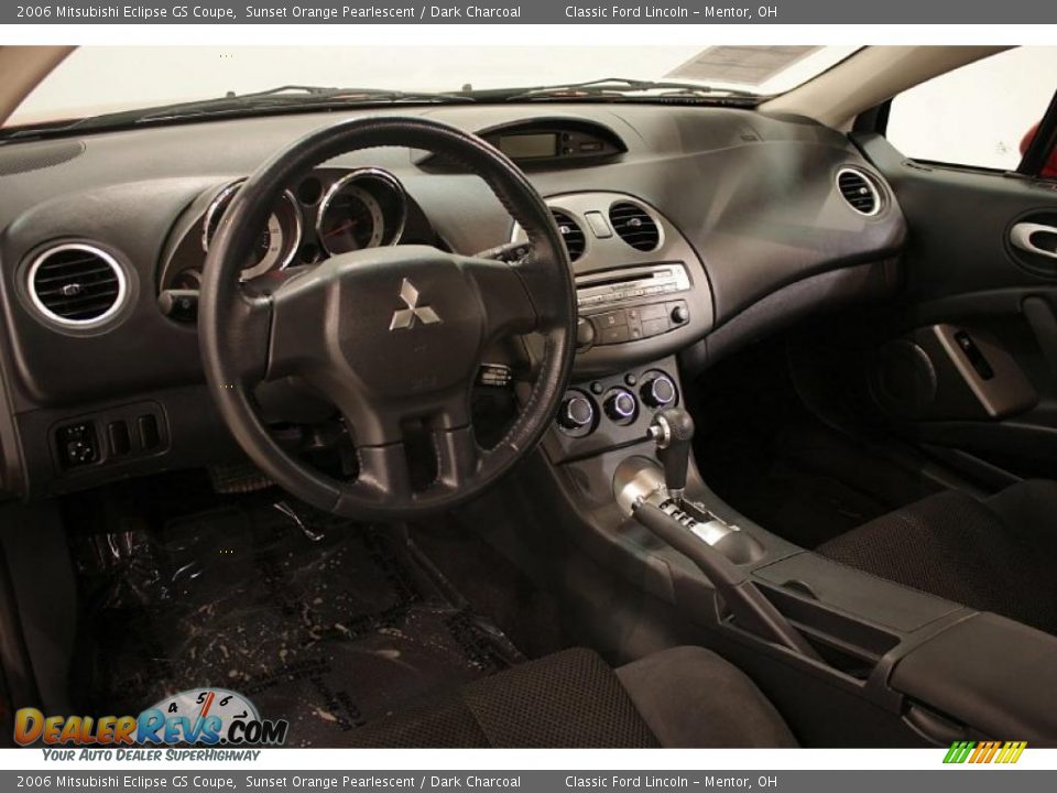 2006 Mitsubishi Eclipse GS Coupe Sunset Orange Pearlescent / Dark Charcoal Photo #11
