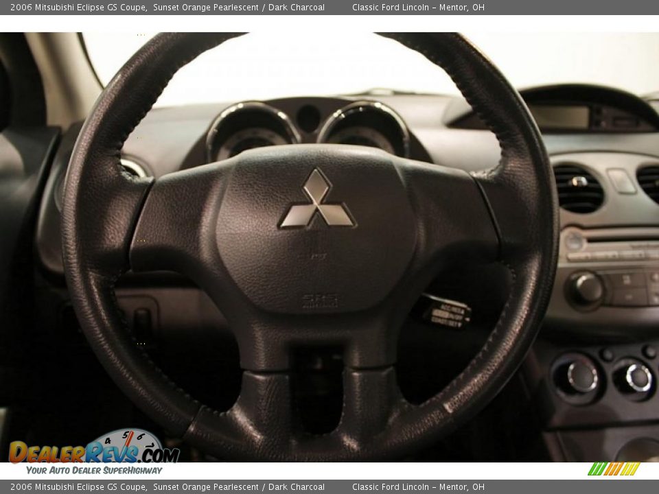 2006 Mitsubishi Eclipse GS Coupe Sunset Orange Pearlescent / Dark Charcoal Photo #12