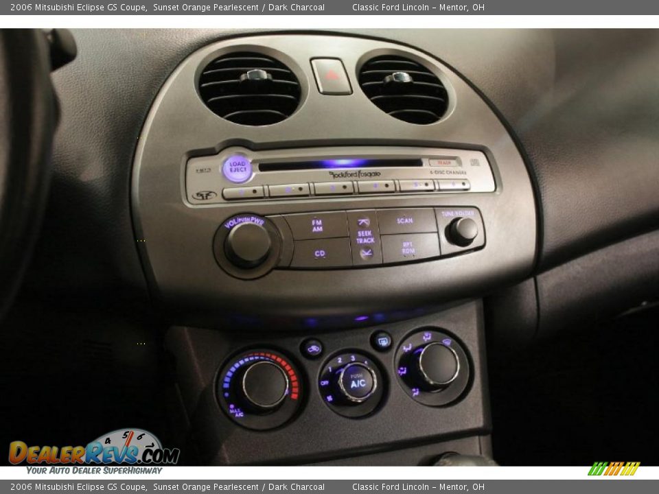 2006 Mitsubishi Eclipse GS Coupe Sunset Orange Pearlescent / Dark Charcoal Photo #15