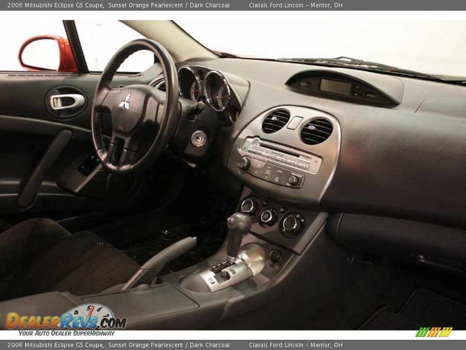 2006 Mitsubishi Eclipse GS Coupe Sunset Orange Pearlescent / Dark Charcoal Photo #17